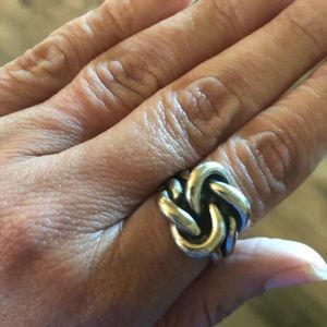 James Avery Ring Bold Lovers Knott Ring size 7